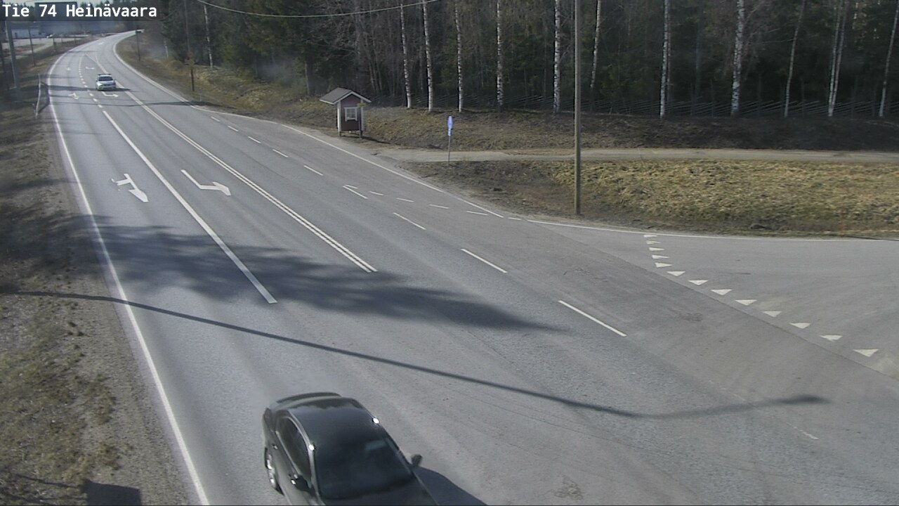 Weather Camera Image Väg 74 Åminne, Heinävaara, Joensuu, Pohjois-Karjala
