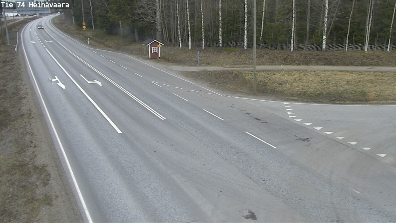 Weather Camera Image Väg 74 Åminne, Heinävaara, Joensuu, Pohjois-Karjala