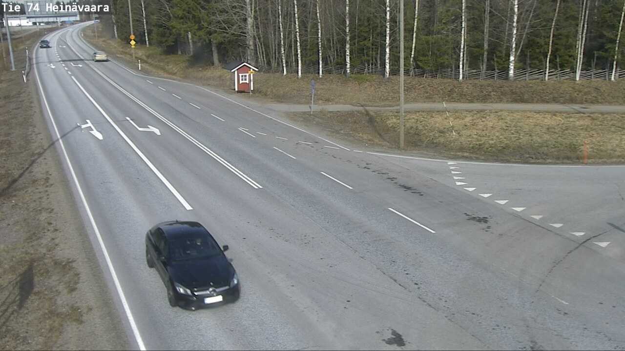 Weather Camera Image Väg 74 Åminne, Heinävaara, Joensuu, Pohjois-Karjala