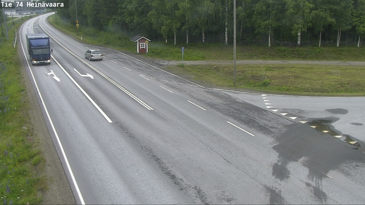 Weather Camera Image Väg 74 Åminne, Heinävaara, Joensuu, Pohjois-Karjala