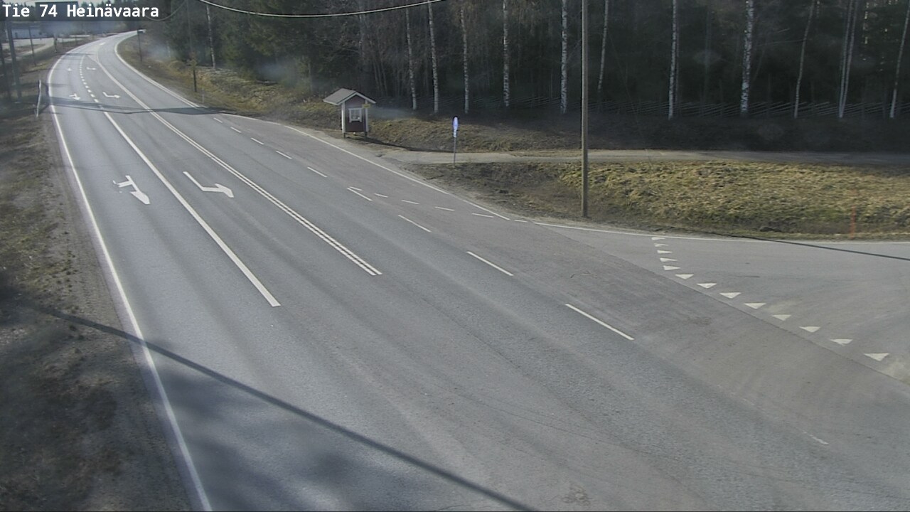 Weather Camera Image Väg 74 Åminne, Heinävaara, Joensuu, Pohjois-Karjala