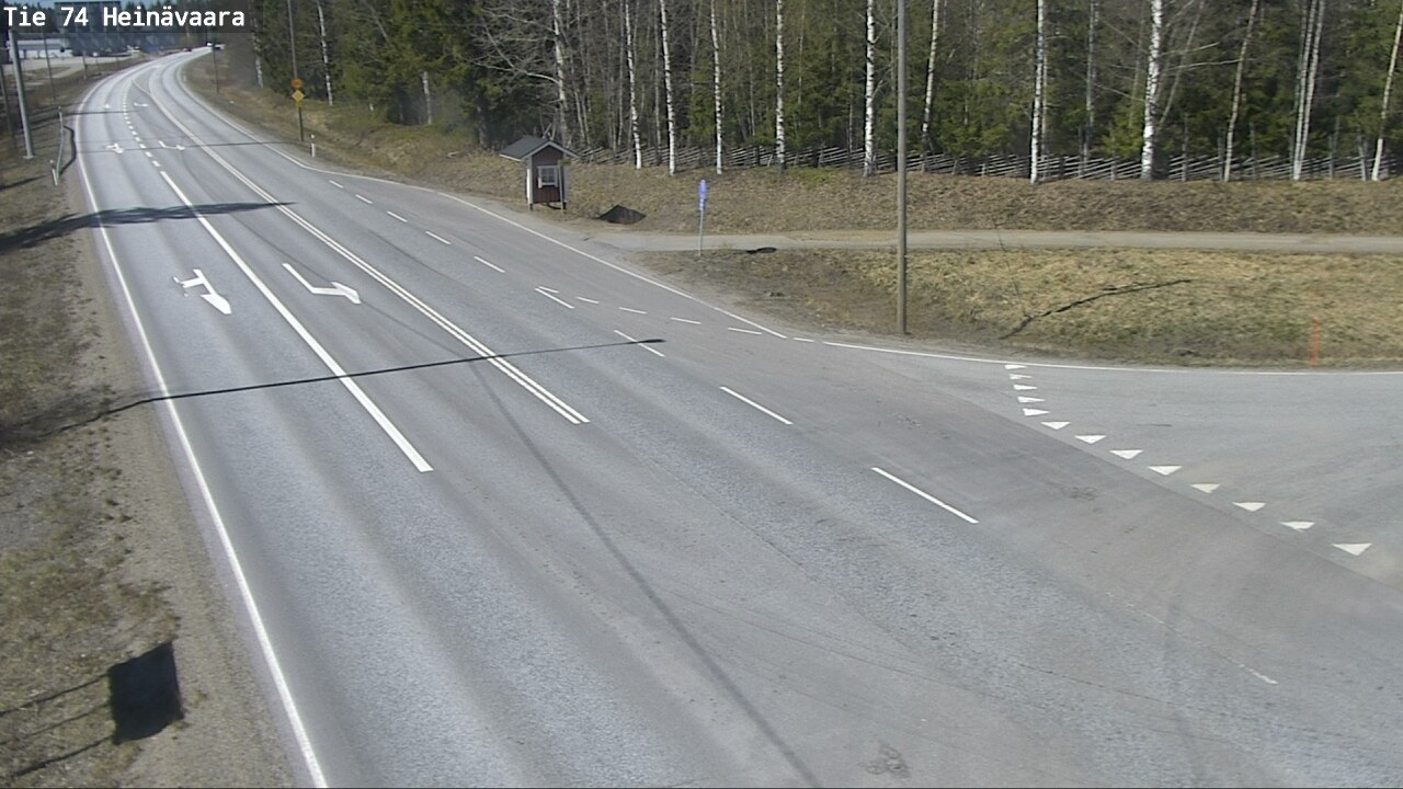 Weather Camera Image Road 74 Joensuu, Heinävaara, Joensuu, Pohjois-Karjala