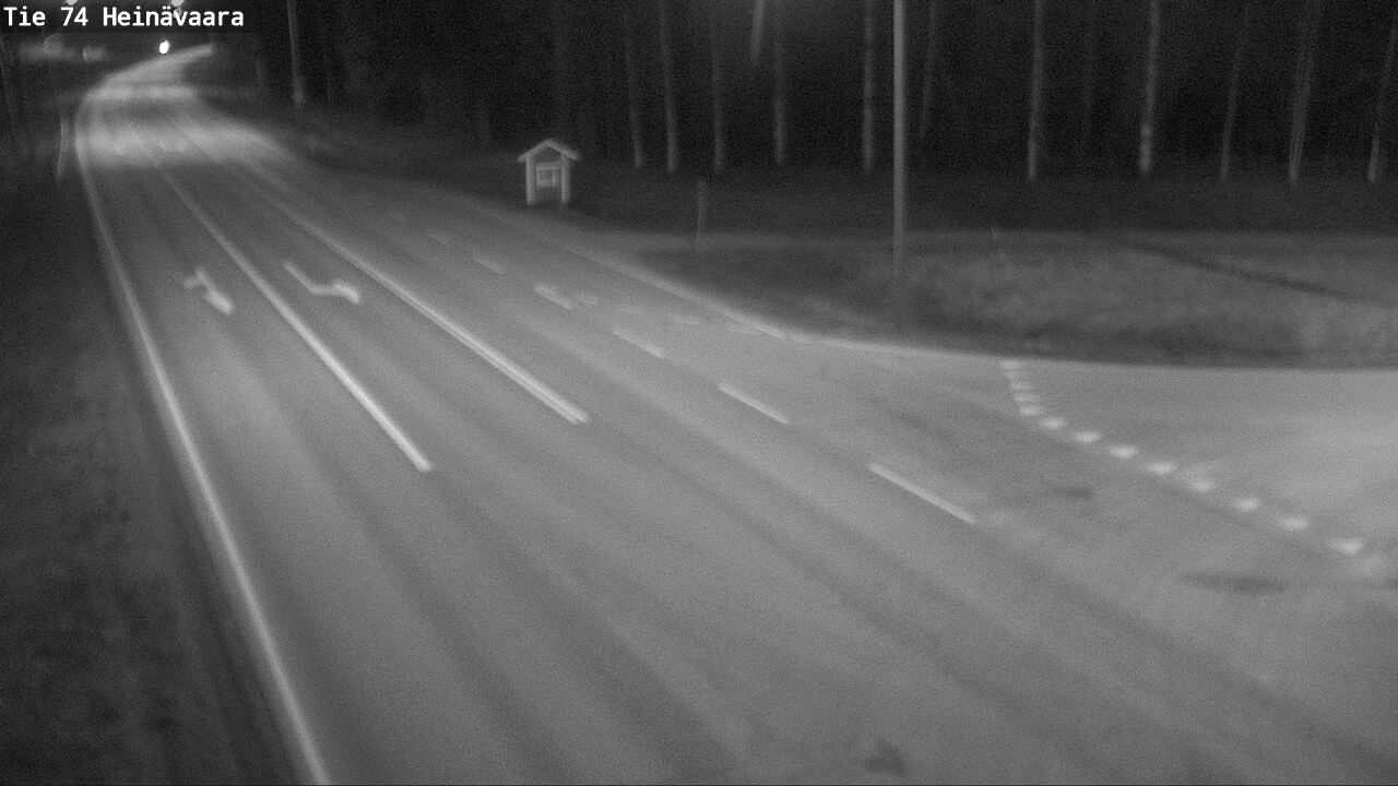 Weather Camera Image Road 74 Joensuu, Heinävaara, Joensuu, Pohjois-Karjala