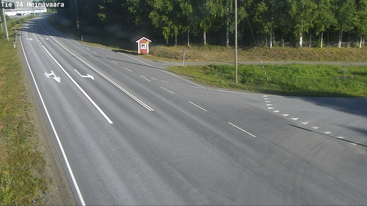 Weather Camera Image Road 74 Joensuu, Heinävaara, Joensuu, Pohjois-Karjala