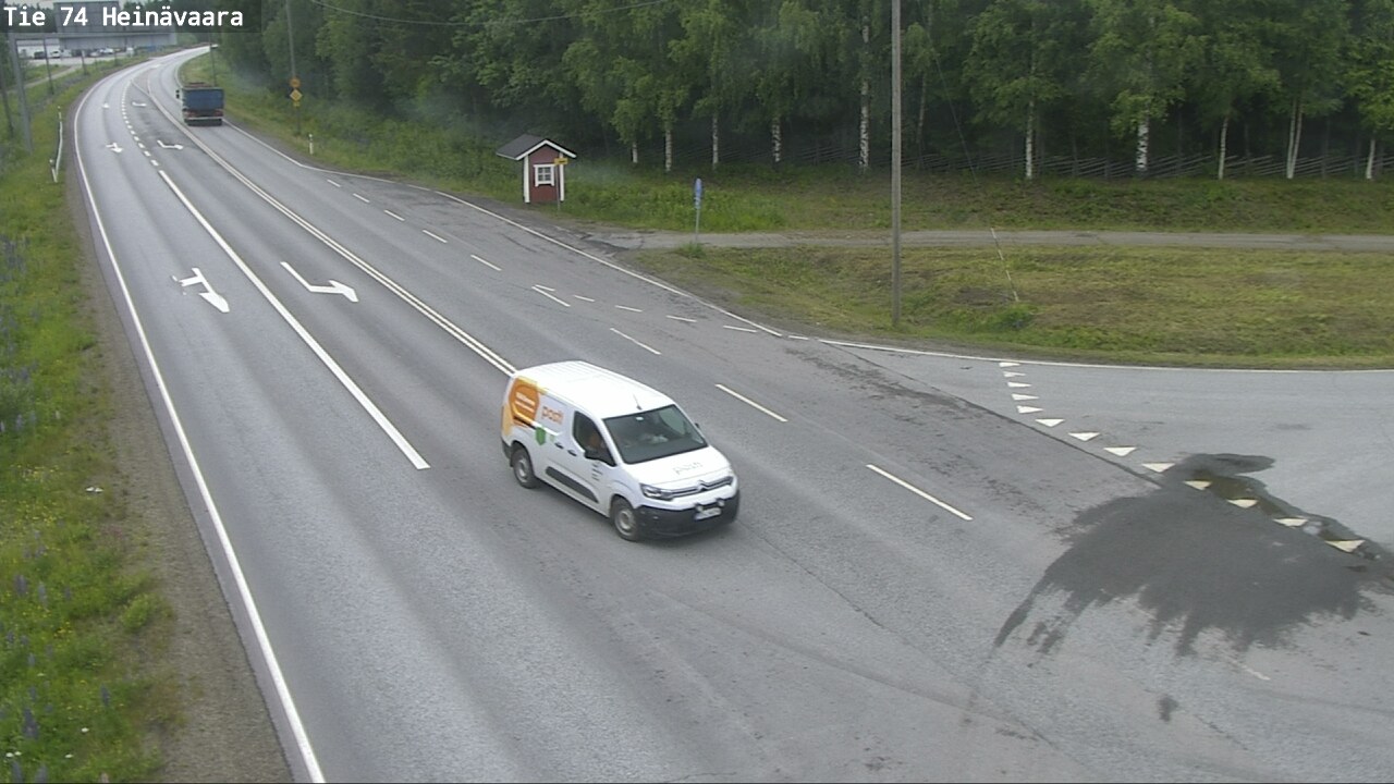 Weather Camera Image Väg 74 Åminne, Heinävaara, Joensuu, Pohjois-Karjala