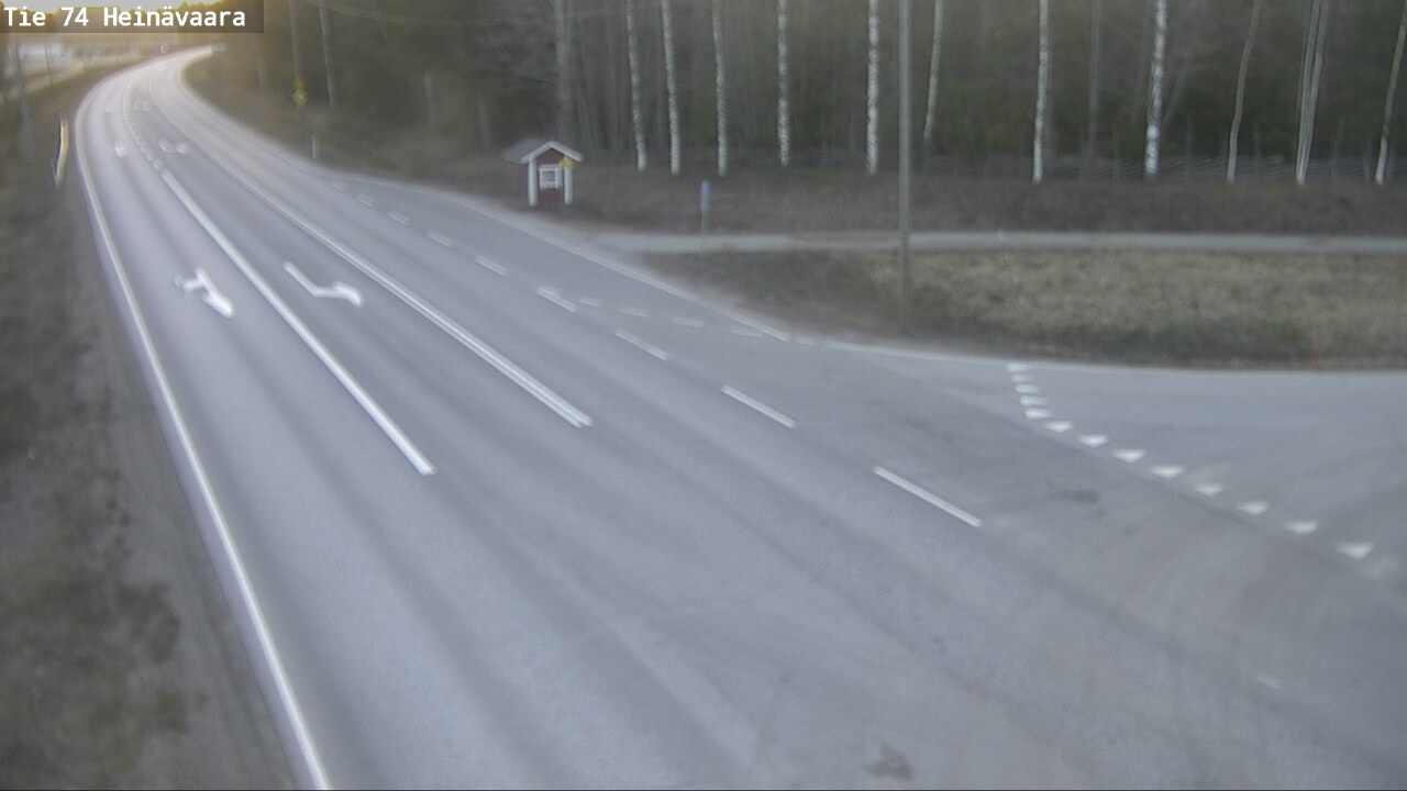 Weather Camera Image Väg 74 Åminne, Heinävaara, Joensuu, Pohjois-Karjala