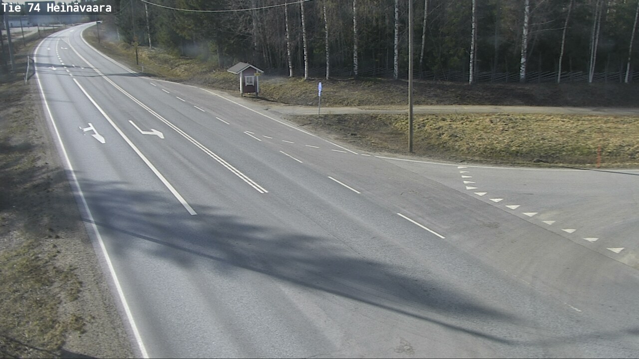 Weather Camera Image Väg 74 Åminne, Heinävaara, Joensuu, Pohjois-Karjala