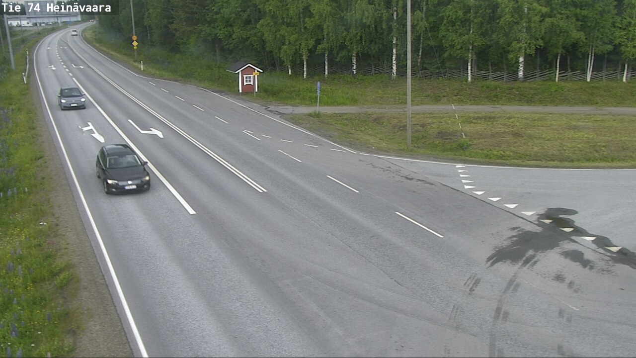Weather Camera Image Road 74 Joensuu, Heinävaara, Joensuu, Pohjois-Karjala