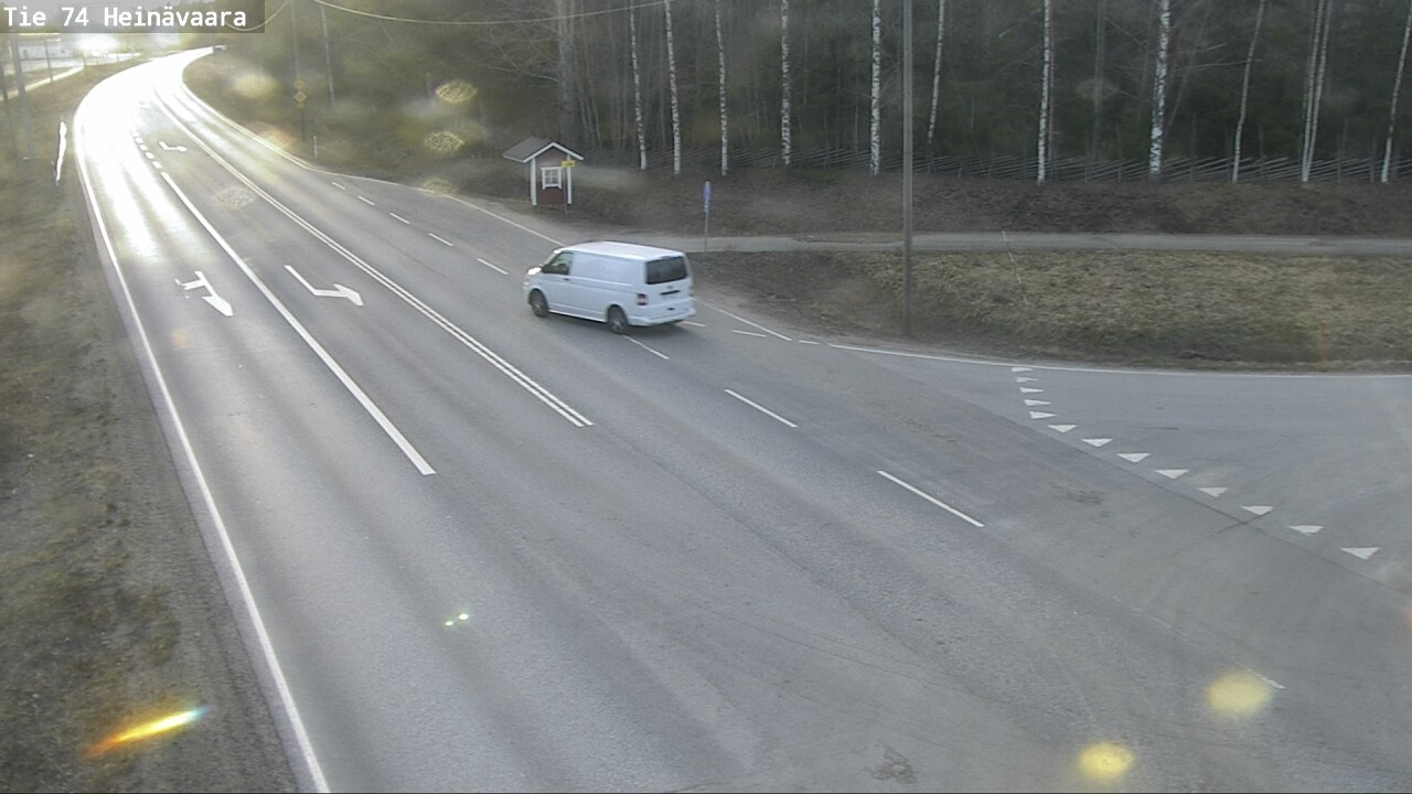 Weather Camera Image Väg 74 Åminne, Heinävaara, Joensuu, Pohjois-Karjala