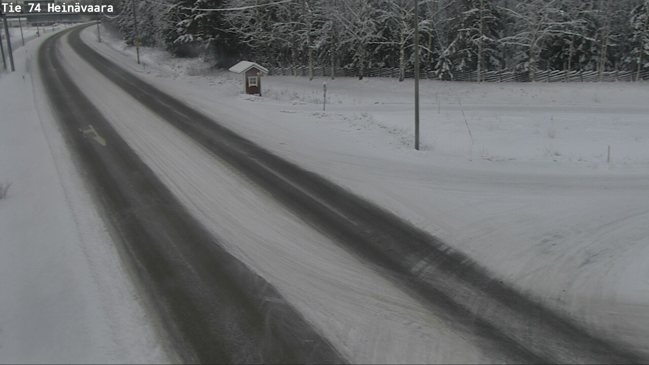 Weather Camera Image Väg 74 Åminne, Heinävaara, Joensuu, Pohjois-Karjala