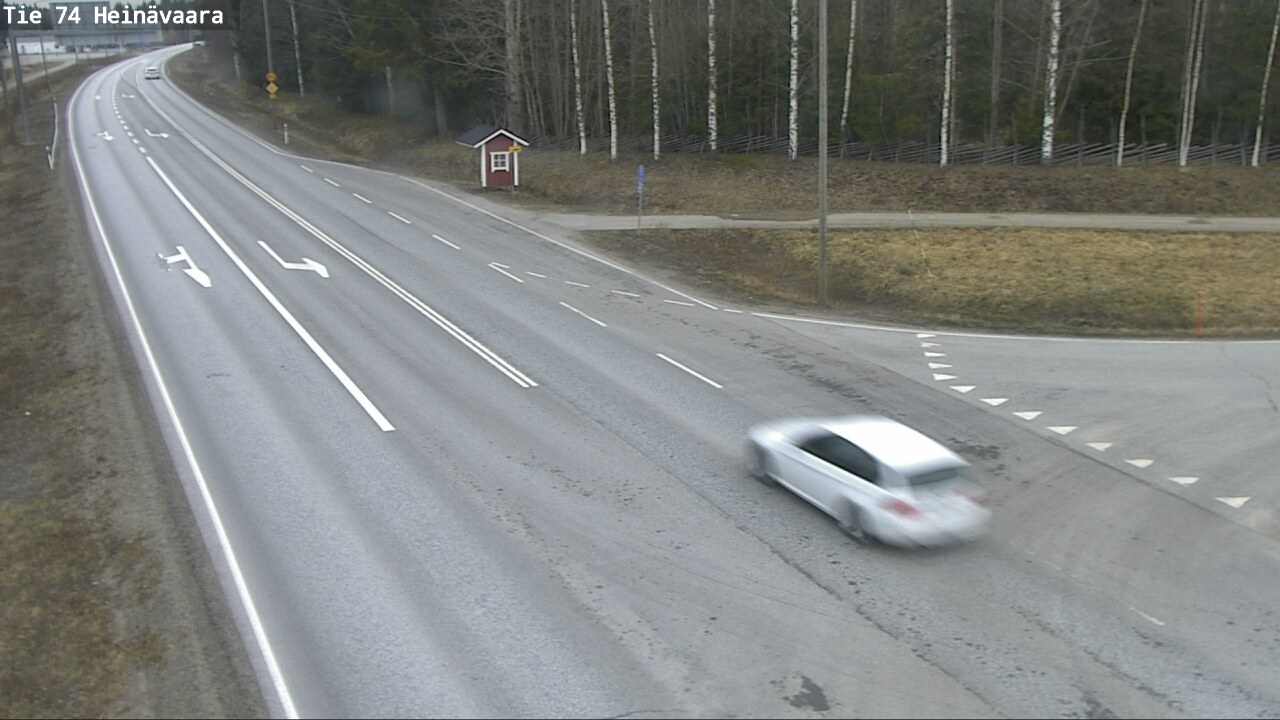 Weather Camera Image Väg 74 Åminne, Heinävaara, Joensuu, Pohjois-Karjala