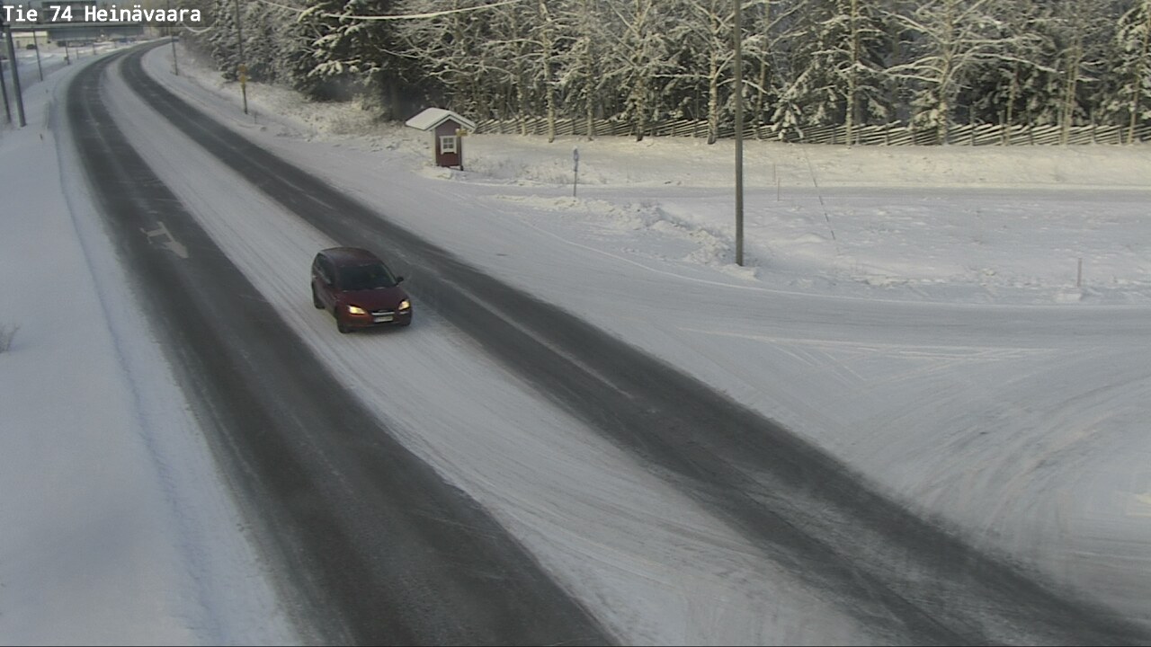 Weather Camera Image Väg 74 Åminne, Heinävaara, Joensuu, Pohjois-Karjala