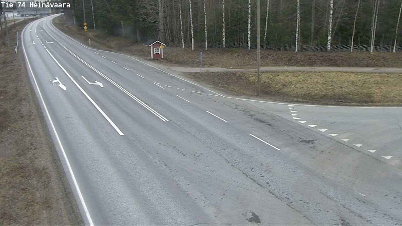 Weather Camera Image Väg 74 Åminne, Heinävaara, Joensuu, Pohjois-Karjala