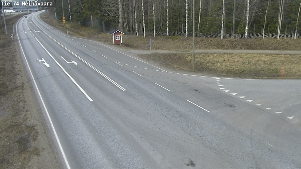 Weather Camera Image Väg 74 Åminne, Heinävaara, Joensuu, Pohjois-Karjala