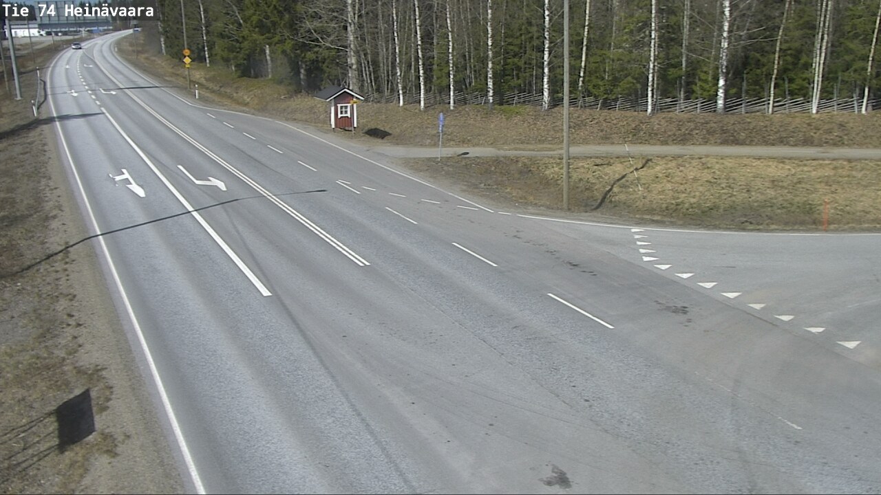 Weather Camera Image Väg 74 Åminne, Heinävaara, Joensuu, Pohjois-Karjala