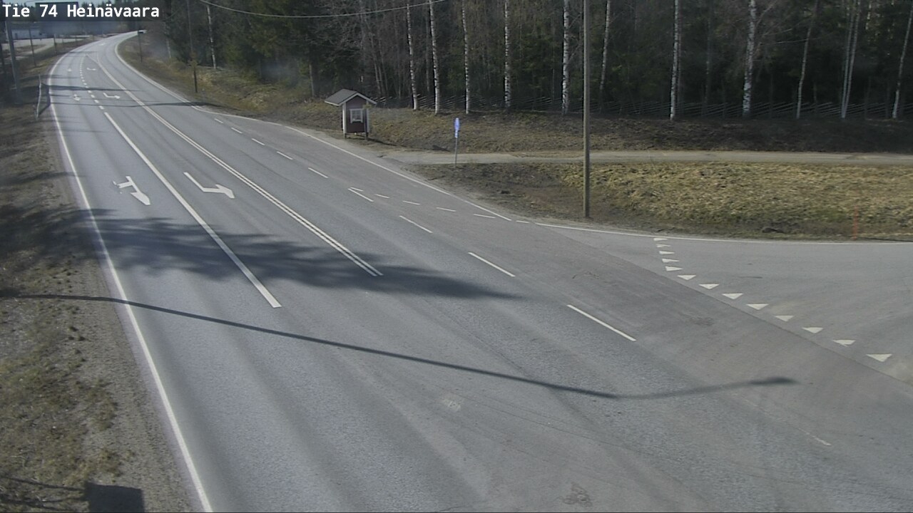 Weather Camera Image Väg 74 Åminne, Heinävaara, Joensuu, Pohjois-Karjala