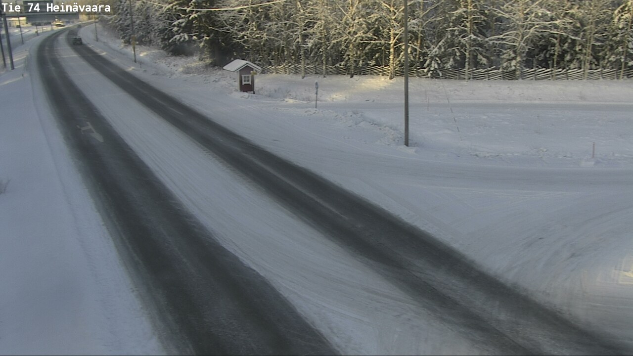 Weather Camera Image Väg 74 Åminne, Heinävaara, Joensuu, Pohjois-Karjala