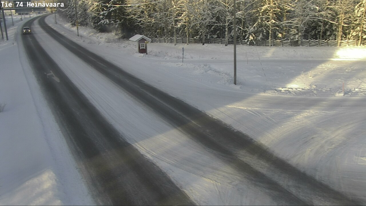 Weather Camera Image Väg 74 Åminne, Heinävaara, Joensuu, Pohjois-Karjala