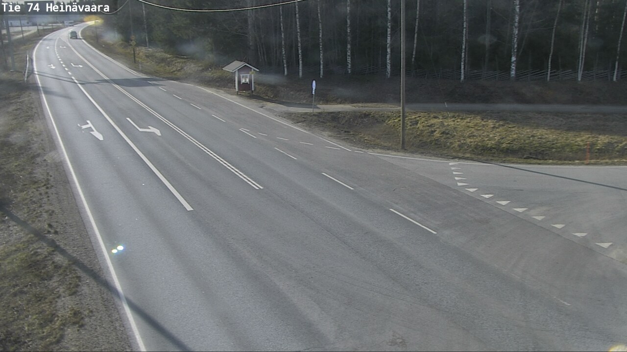 Weather Camera Image Väg 74 Åminne, Heinävaara, Joensuu, Pohjois-Karjala