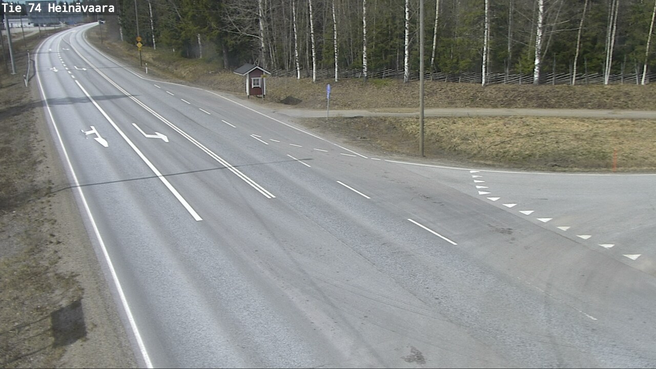 Weather Camera Image Väg 74 Åminne, Heinävaara, Joensuu, Pohjois-Karjala