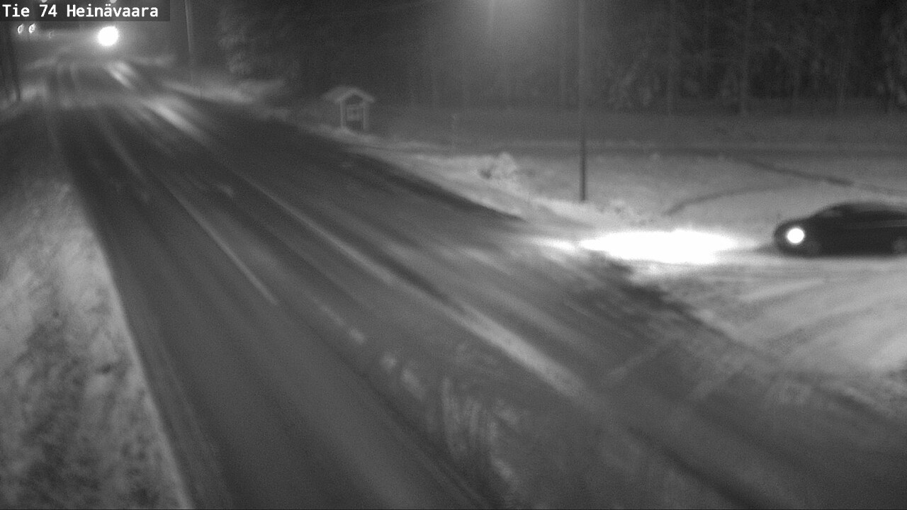 Weather Camera Image Väg 74 Åminne, Heinävaara, Joensuu, Pohjois-Karjala