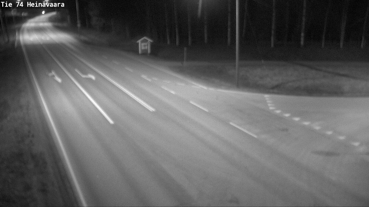 Weather Camera Image Väg 74 Åminne, Heinävaara, Joensuu, Pohjois-Karjala