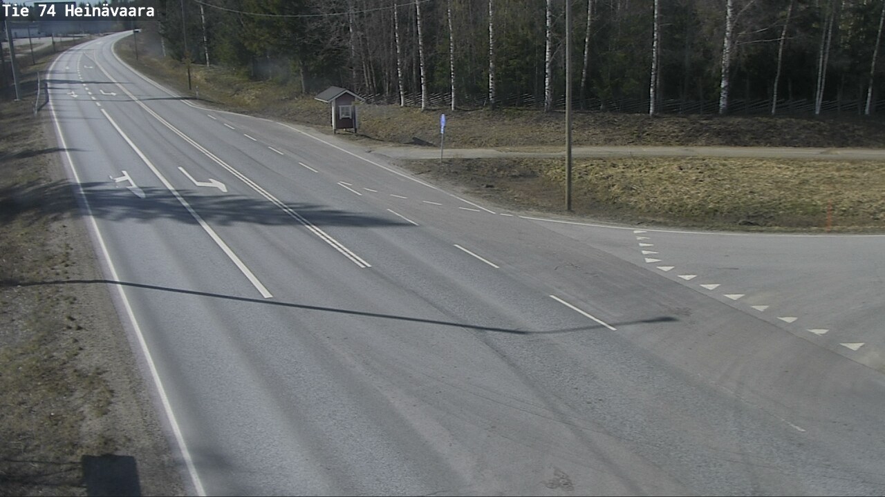Weather Camera Image Väg 74 Åminne, Heinävaara, Joensuu, Pohjois-Karjala