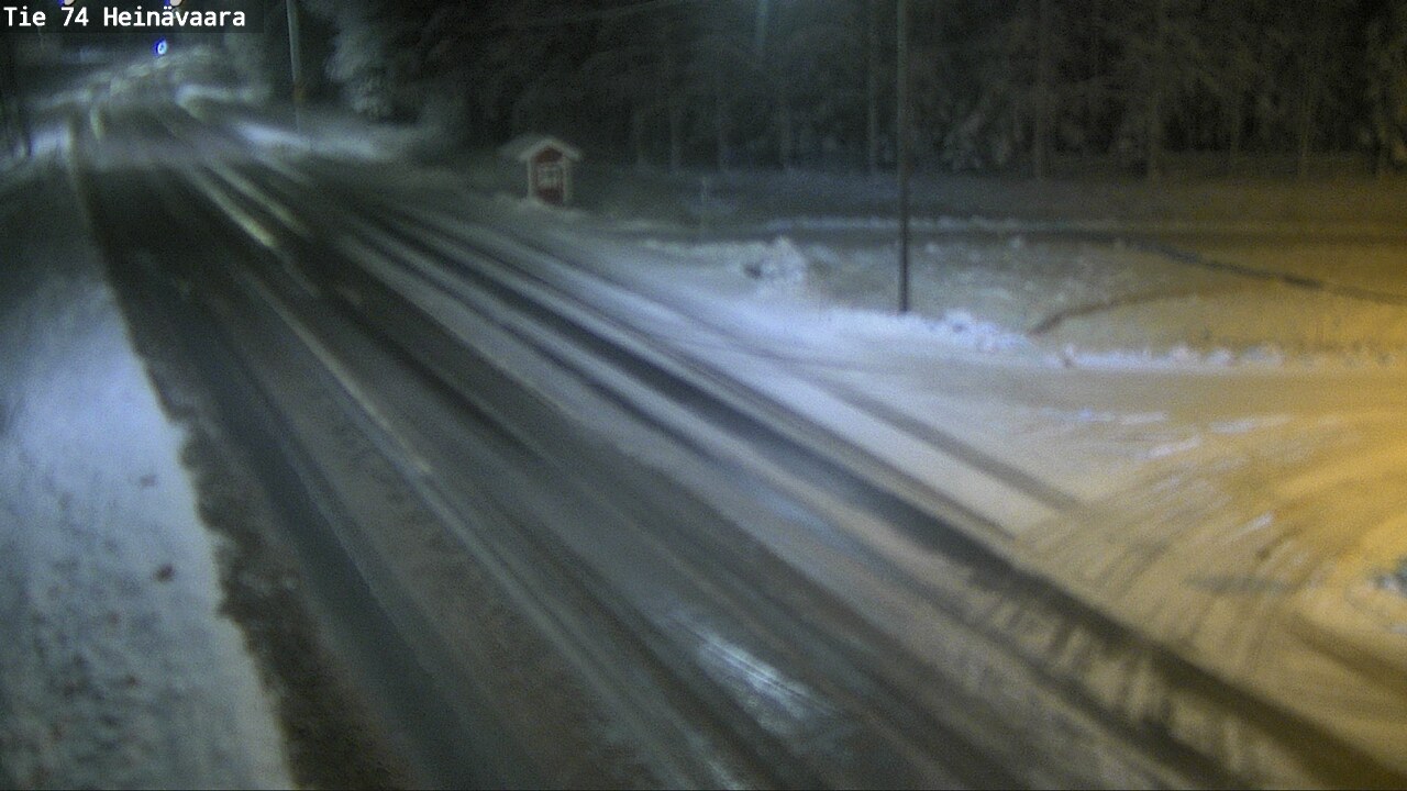 Weather Camera Image Väg 74 Åminne, Heinävaara, Joensuu, Pohjois-Karjala