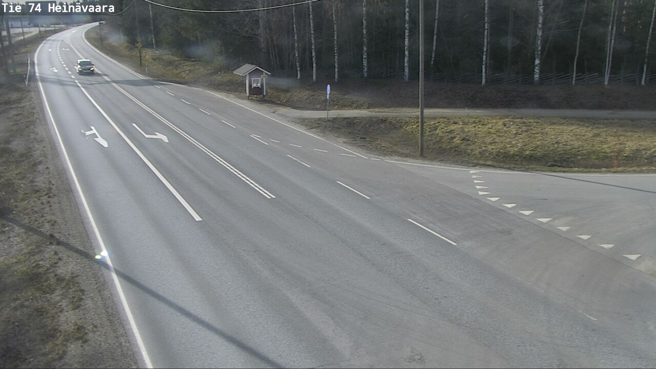 Weather Camera Image Väg 74 Åminne, Heinävaara, Joensuu, Pohjois-Karjala