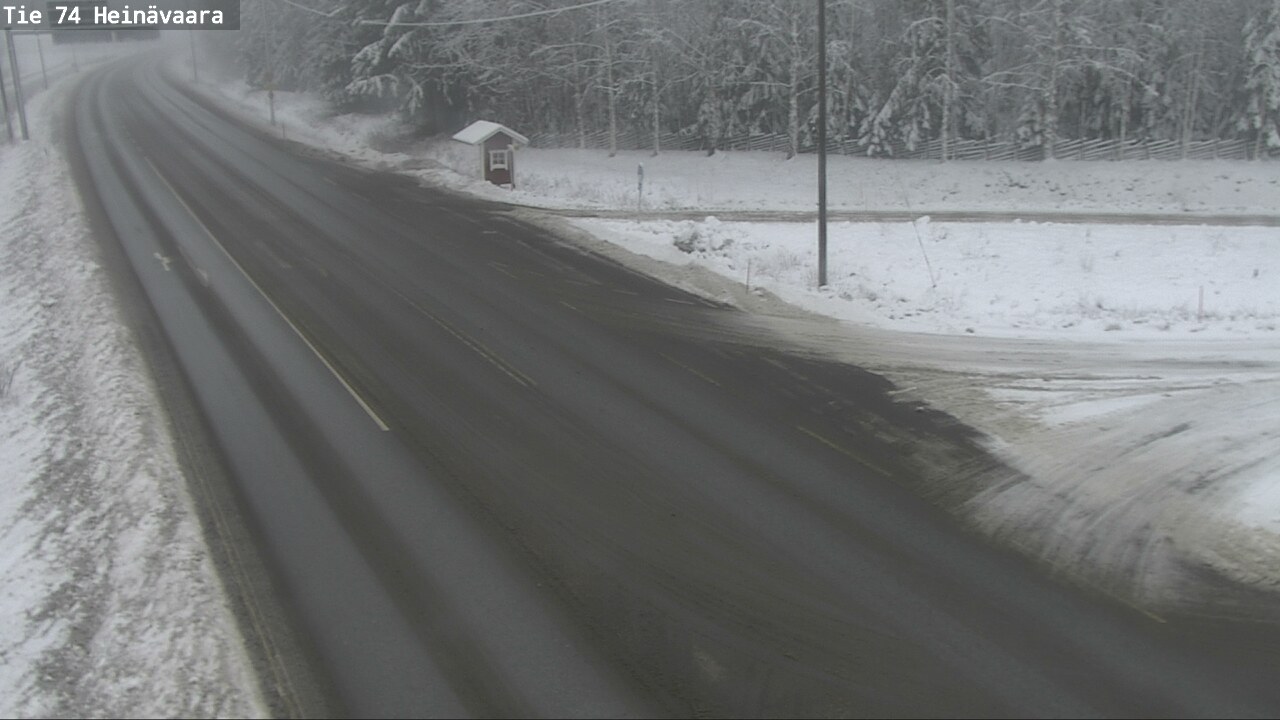 Weather Camera Image Road 74 Joensuu, Heinävaara, Joensuu, Pohjois-Karjala
