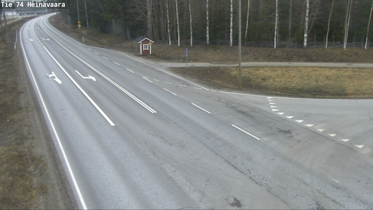 Weather Camera Image Väg 74 Åminne, Heinävaara, Joensuu, Pohjois-Karjala