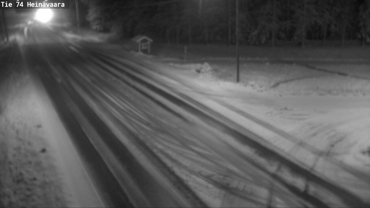 Weather Camera Image Väg 74 Åminne, Heinävaara, Joensuu, Pohjois-Karjala