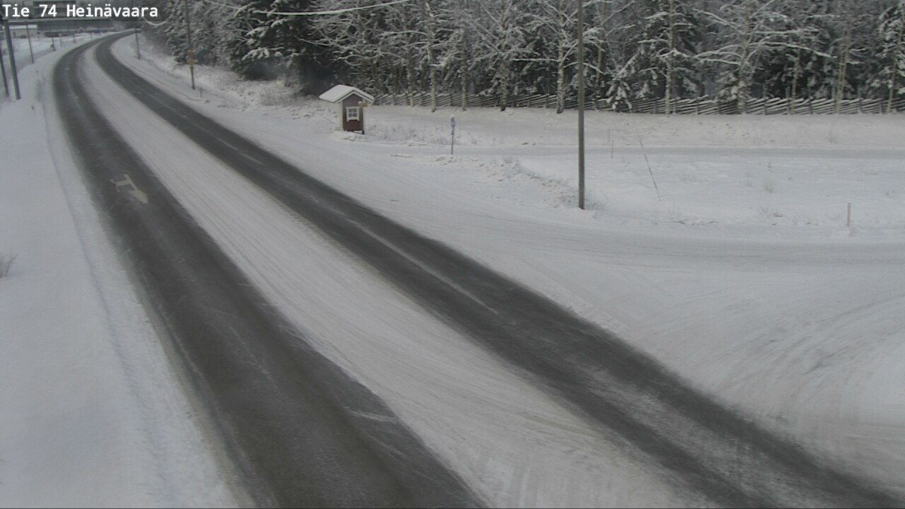 Weather Camera Image Väg 74 Åminne, Heinävaara, Joensuu, Pohjois-Karjala