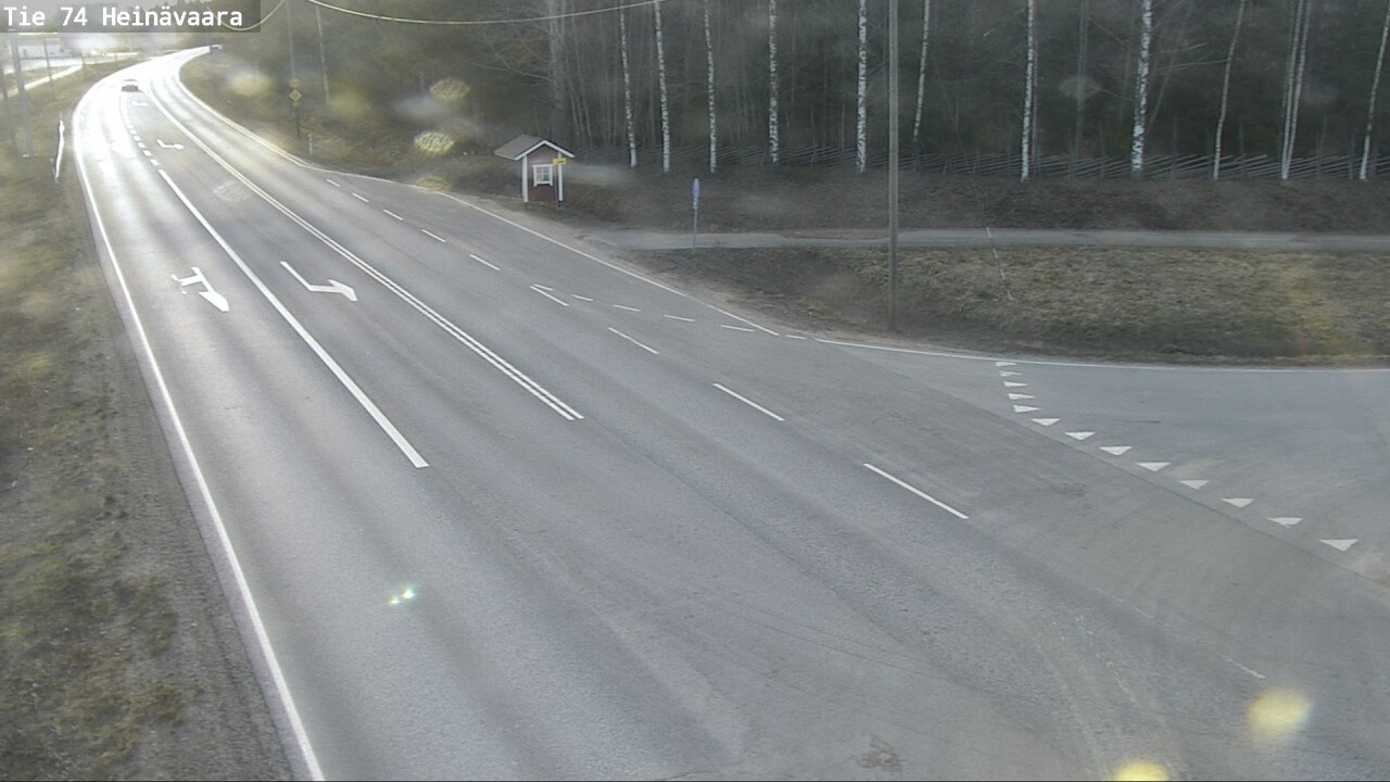 Weather Camera Image Väg 74 Åminne, Heinävaara, Joensuu, Pohjois-Karjala