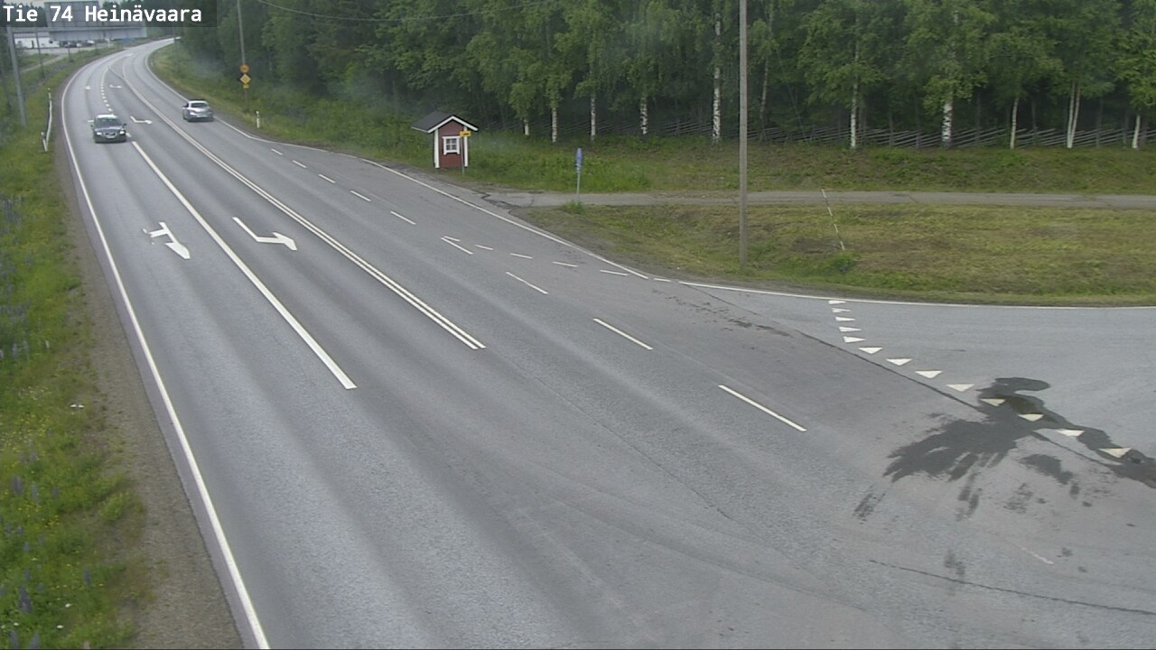 Weather Camera Image Road 74 Joensuu, Heinävaara, Joensuu, Pohjois-Karjala
