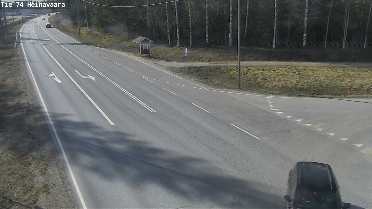 Weather Camera Image Väg 74 Åminne, Heinävaara, Joensuu, Pohjois-Karjala