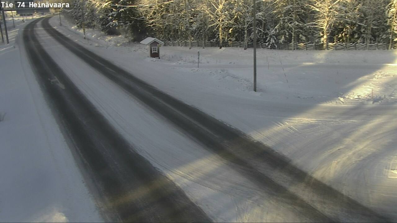 Weather Camera Image Väg 74 Åminne, Heinävaara, Joensuu, Pohjois-Karjala