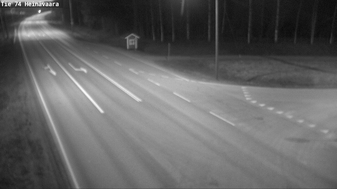 Weather Camera Image Väg 74 Åminne, Heinävaara, Joensuu, Pohjois-Karjala