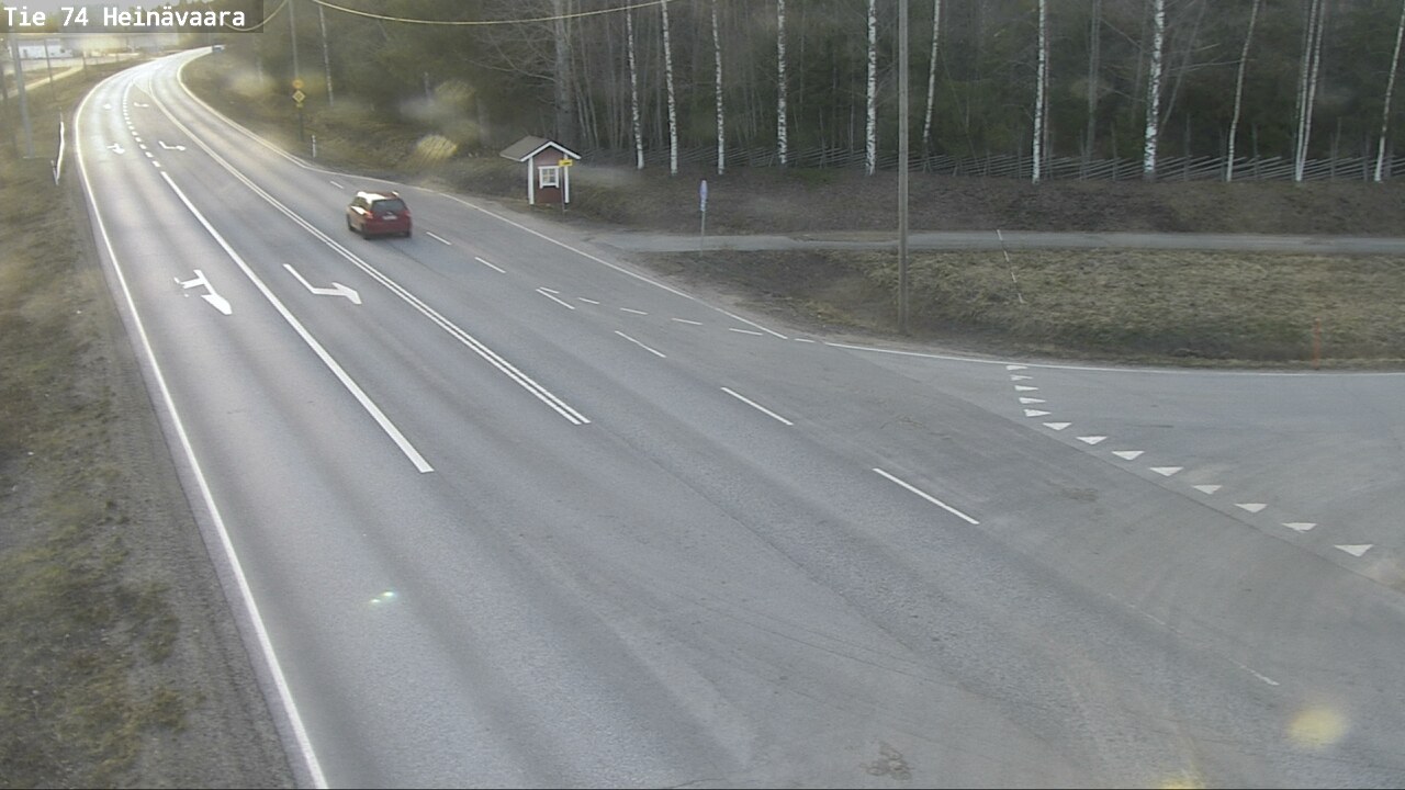 Weather Camera Image Väg 74 Åminne, Heinävaara, Joensuu, Pohjois-Karjala