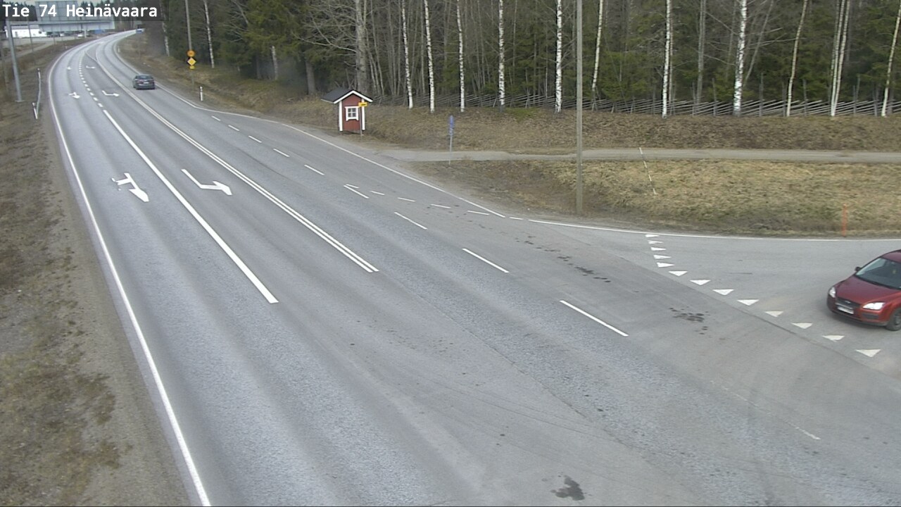 Weather Camera Image Väg 74 Åminne, Heinävaara, Joensuu, Pohjois-Karjala