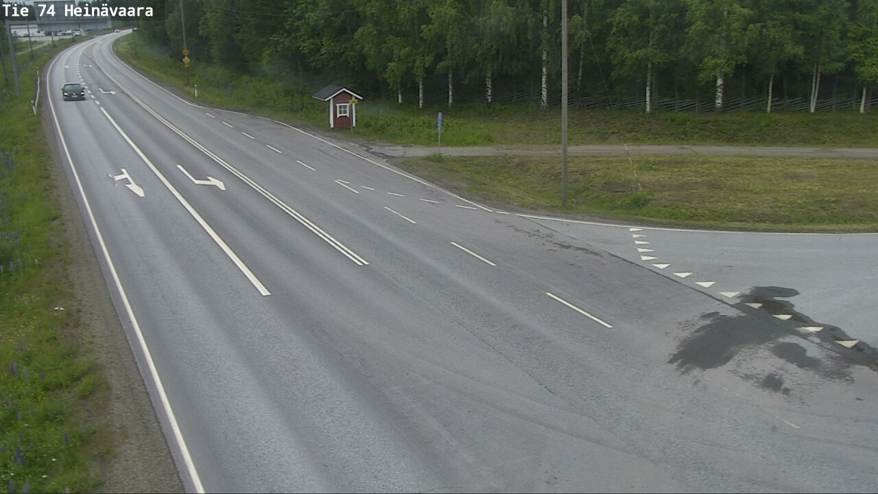 Weather Camera Image Road 74 Joensuu, Heinävaara, Joensuu, Pohjois-Karjala