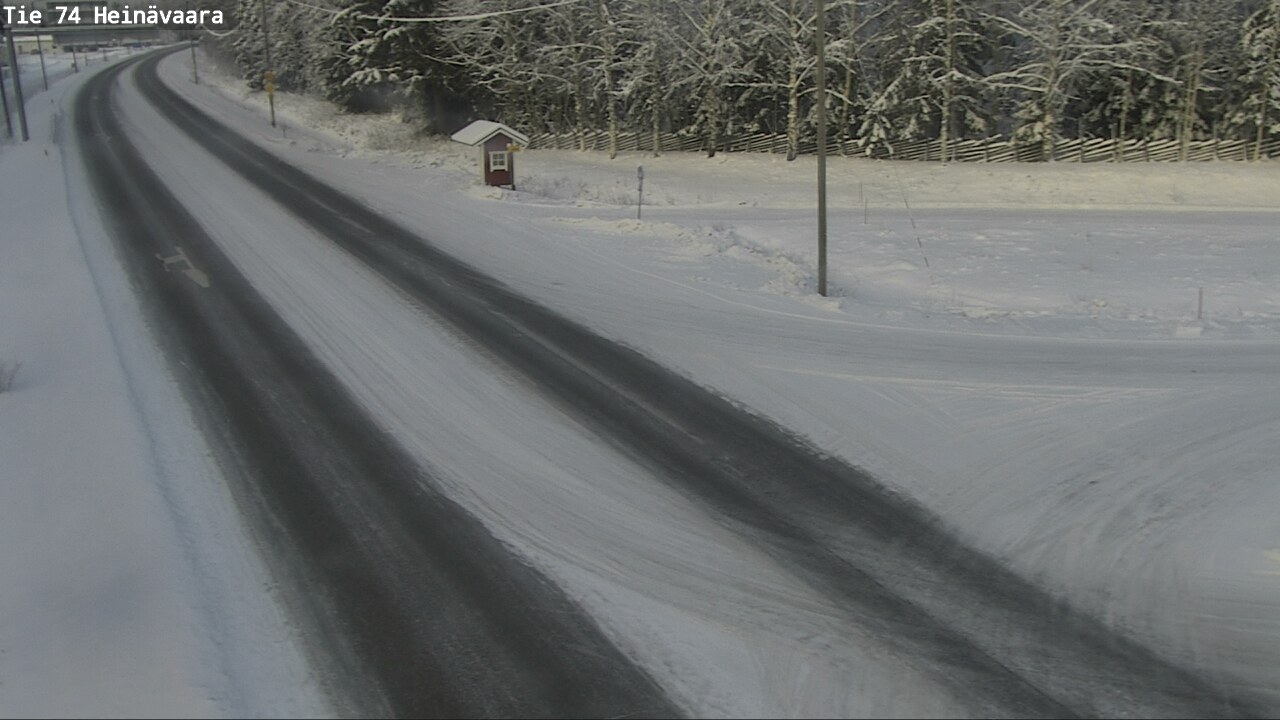 Weather Camera Image Väg 74 Åminne, Heinävaara, Joensuu, Pohjois-Karjala