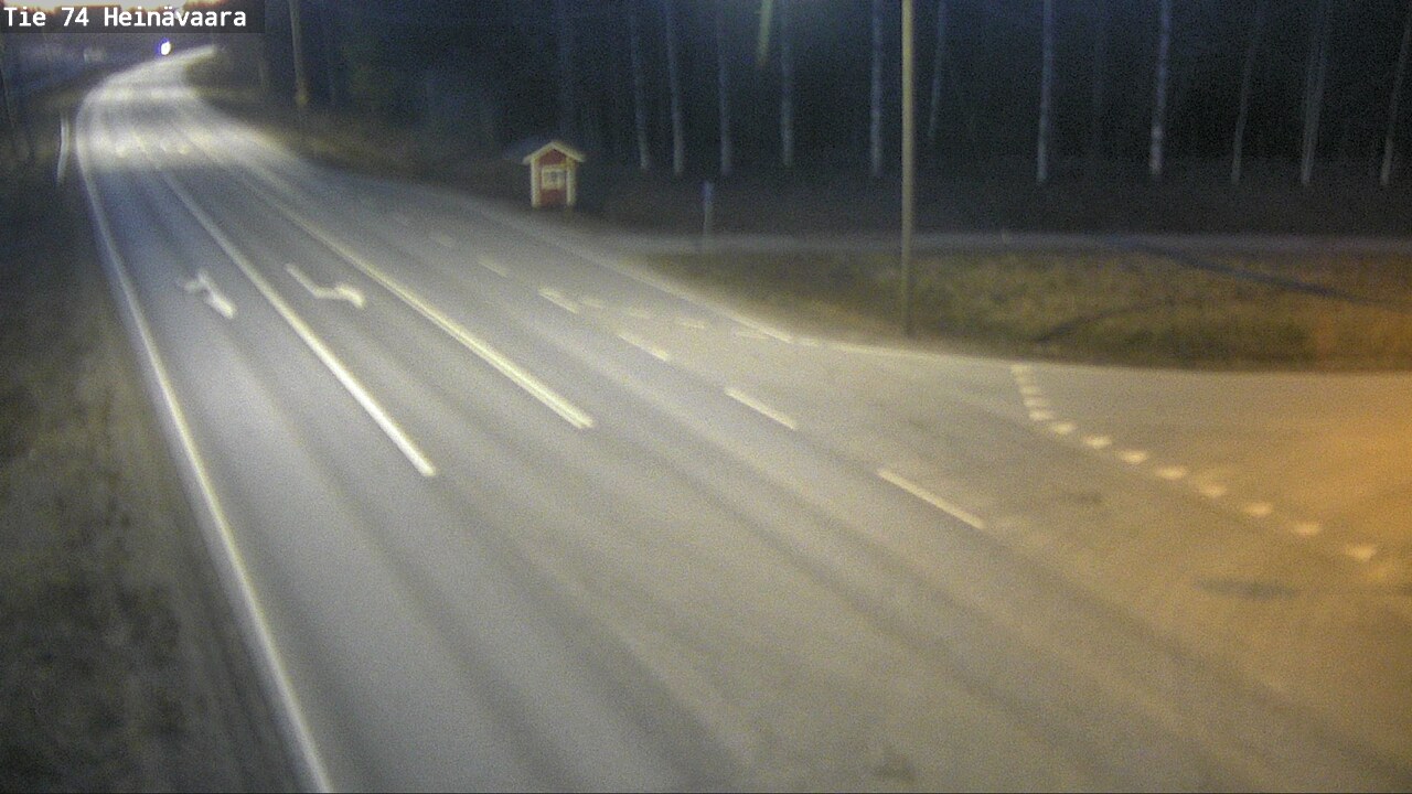 Weather Camera Image Väg 74 Åminne, Heinävaara, Joensuu, Pohjois-Karjala