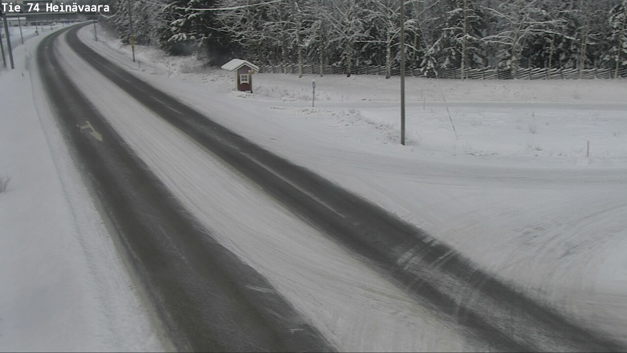 Weather Camera Image Väg 74 Åminne, Heinävaara, Joensuu, Pohjois-Karjala