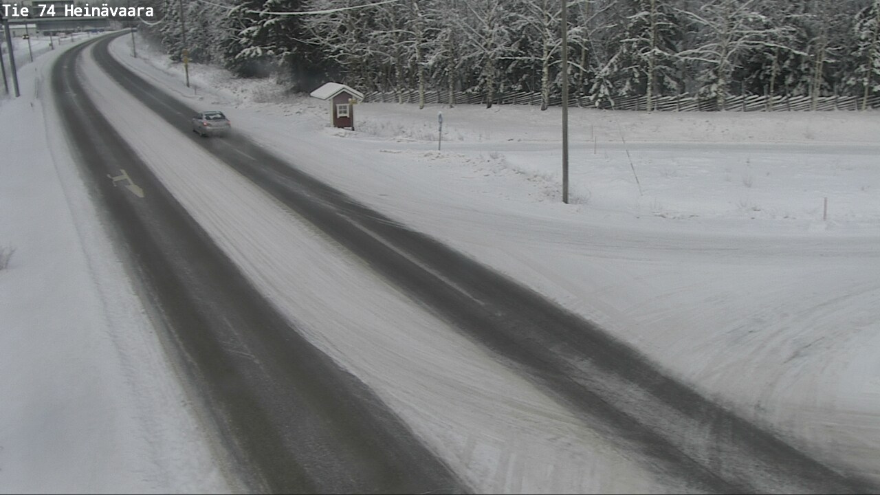 Weather Camera Image Väg 74 Åminne, Heinävaara, Joensuu, Pohjois-Karjala