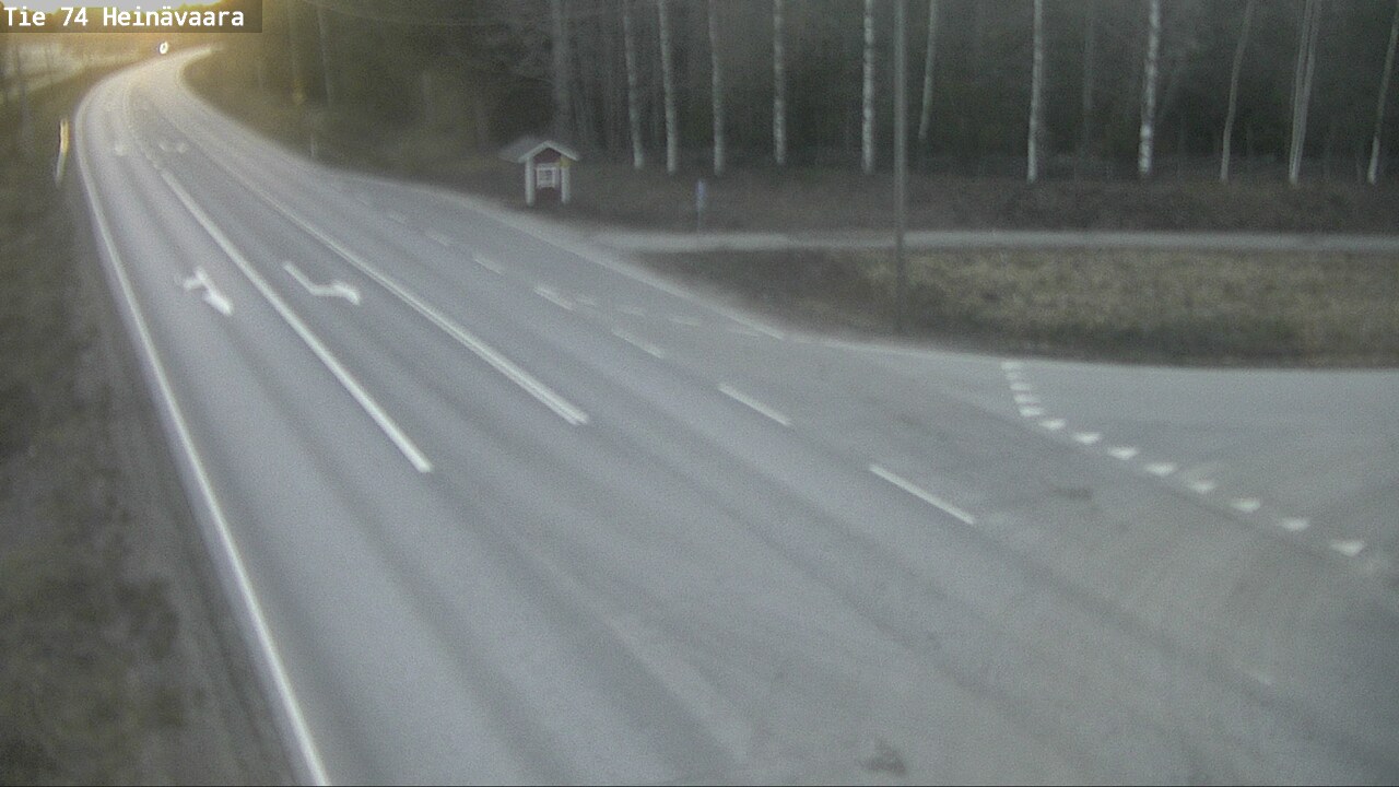 Weather Camera Image Väg 74 Åminne, Heinävaara, Joensuu, Pohjois-Karjala