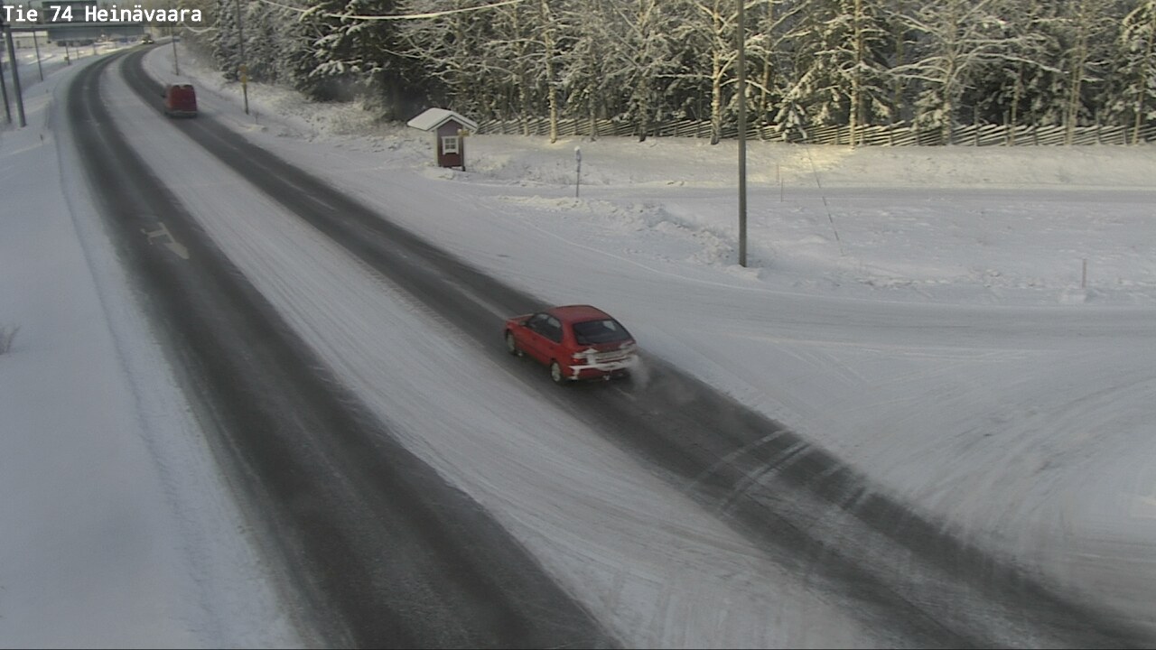 Weather Camera Image Väg 74 Åminne, Heinävaara, Joensuu, Pohjois-Karjala