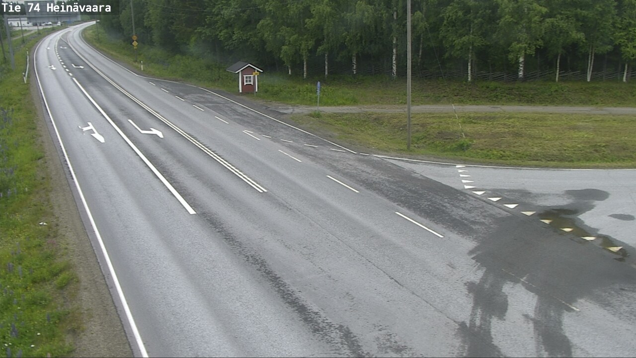 Weather Camera Image Väg 74 Åminne, Heinävaara, Joensuu, Pohjois-Karjala