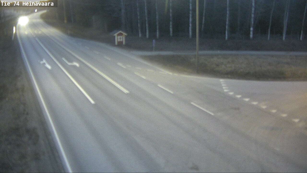 Weather Camera Image Väg 74 Åminne, Heinävaara, Joensuu, Pohjois-Karjala