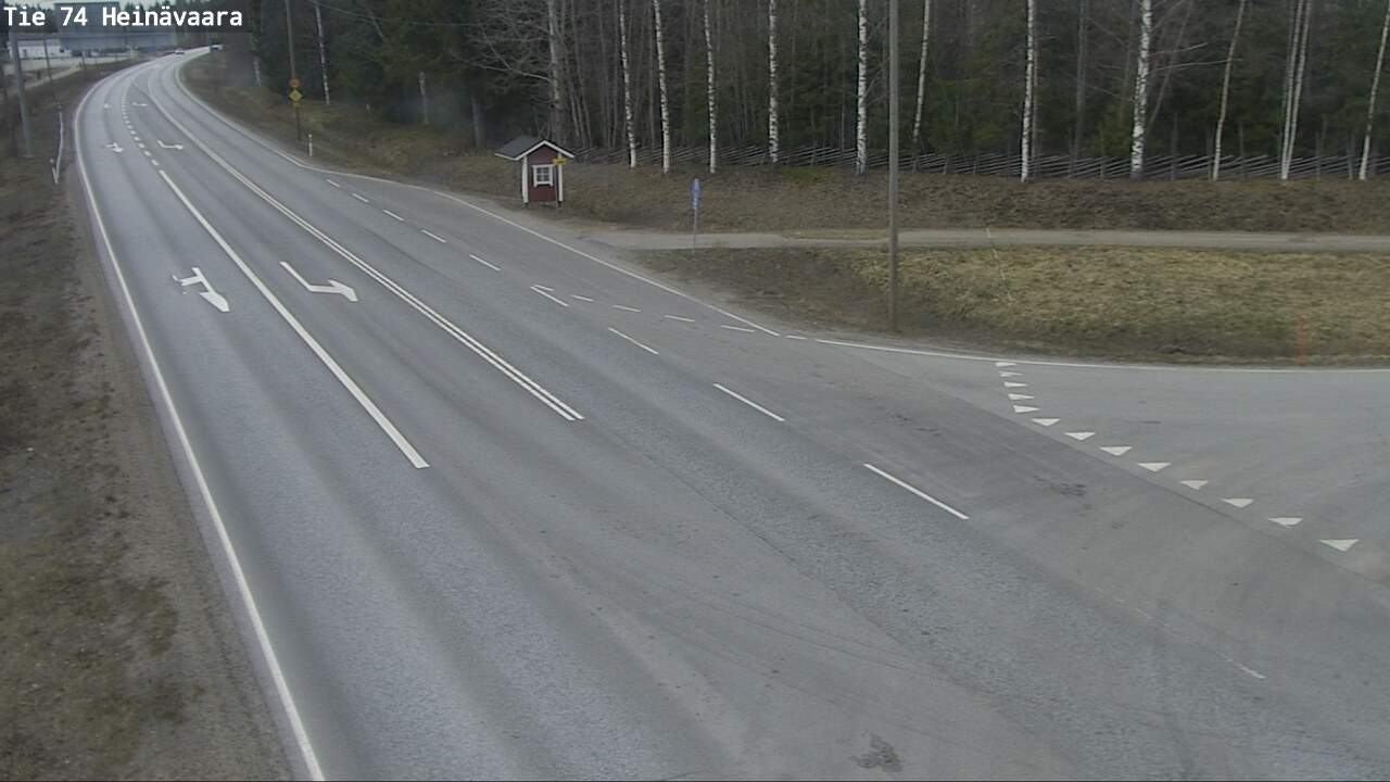 Weather Camera Image Väg 74 Åminne, Heinävaara, Joensuu, Pohjois-Karjala